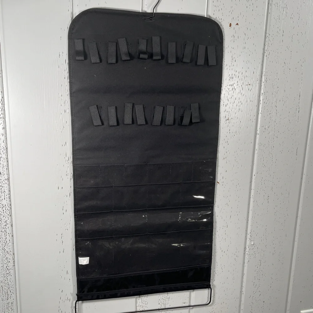 Black Hanging Jewelry Organizer for Holding Jewelry
